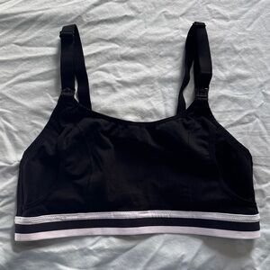 Black Pumping Nursing Bra